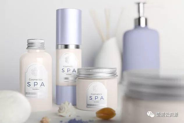 【S0633】【素材】SPA高级品牌化妆品品牌包装外观样机v.1PSD设计素材源文件
