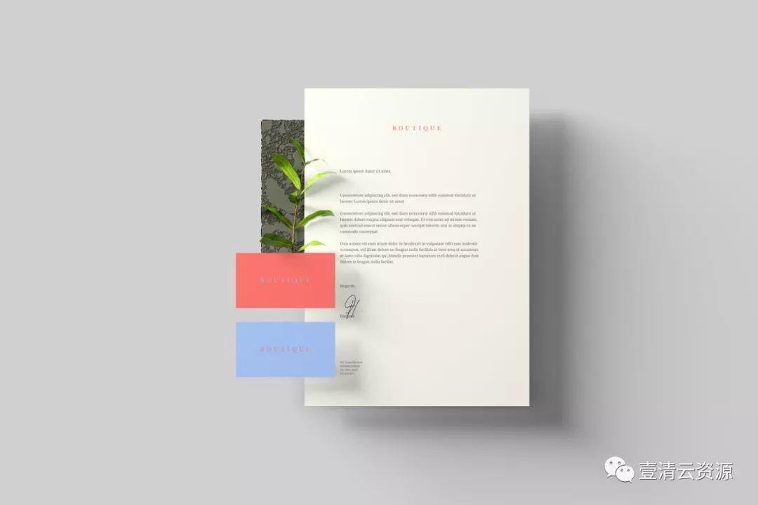 【S0648】【素材】创意办公用品套件品牌VI设计预览样机 PSD设计素材源文件