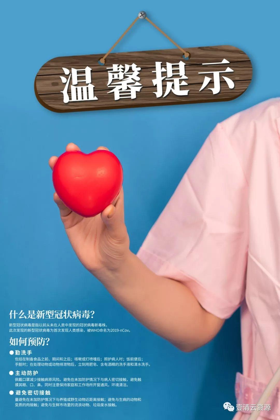 【S0710】【素材】新冠肺炎病毒防疫医疗知识宣传PSD海报设计素材