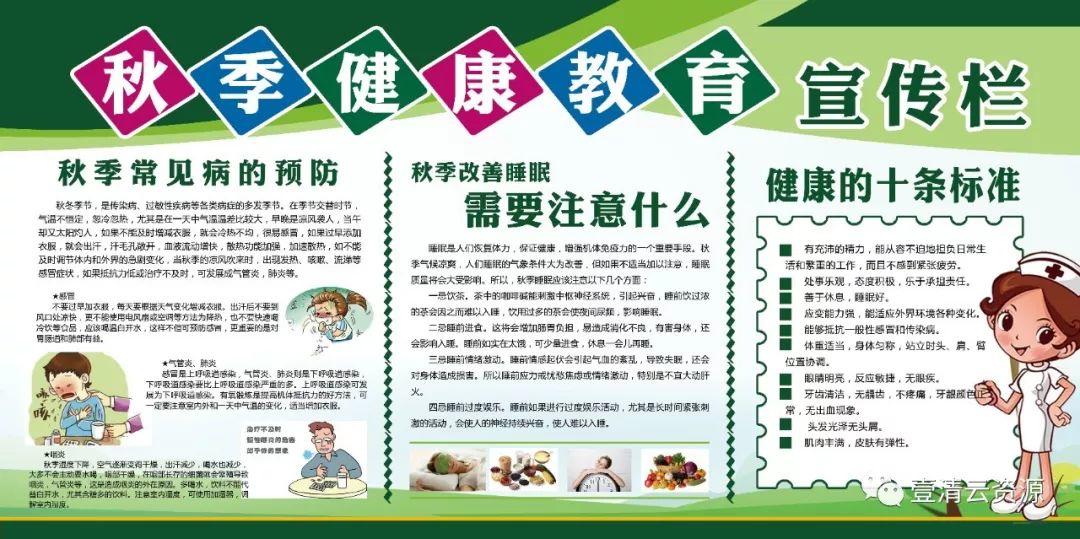 【S0714】【素材】社区校园医院春夏秋冬季卫生健康教育宣传栏展板psd模板分层素材