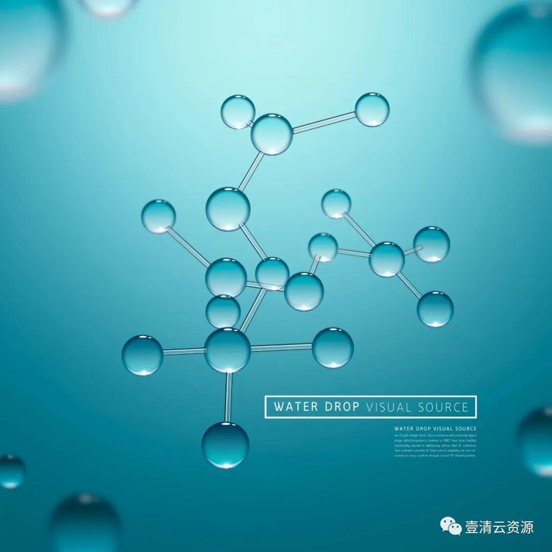 【S0759】【素材】清新水分子结构海报图片psd素材合集