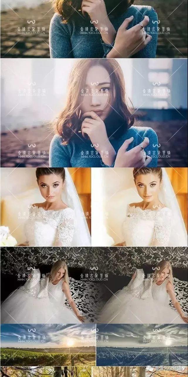 【Y003】【预设】最广、最全的LR预设合集，风景人像婚纱美白电影