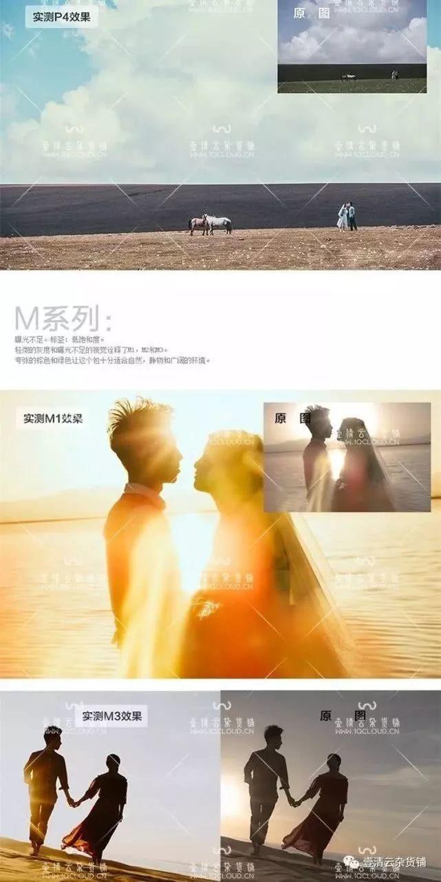 【Y007】【预设】VSCO全滤镜转LR预设Lightroom Presets MP1人像日系婚礼LR预设
