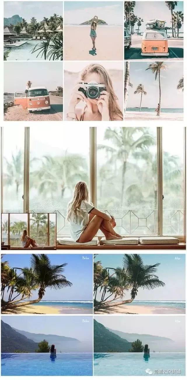 【Y017】【预设】30款PSLR欧美清新文艺范预设，一键调色