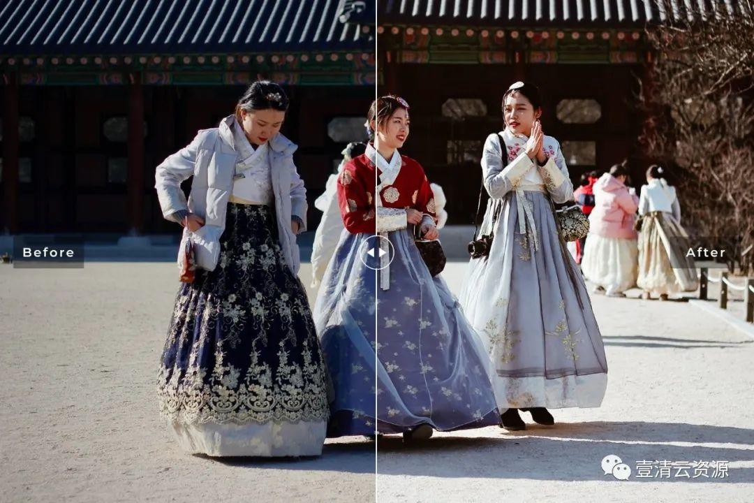 【Y025】【预设】梦幻色调韩国风格人像摄影后期处理LR预设