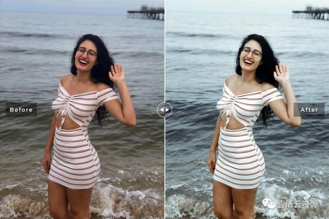 【Y039】【预设】唯美深色对比色调照片后期处理LR预设