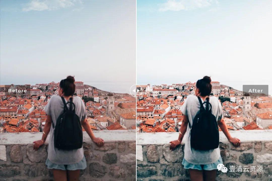 【Y042】【预设】摄影爱好者必备的旅行照片调色处理LR预设