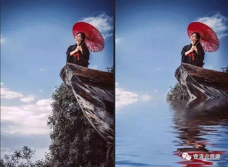 【C016】【插件】 PS水波倒影效果怎么做？Flood插件帮你快速完成WIN+MAC