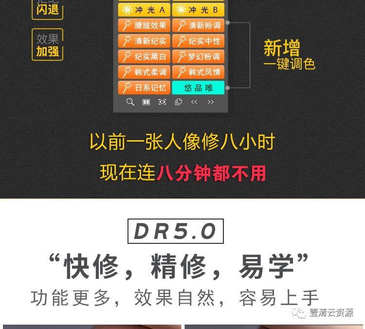 【C023】【插件】厉害了！2019+最强修图插件DR 5.0震撼来袭,瞬间搞定修图