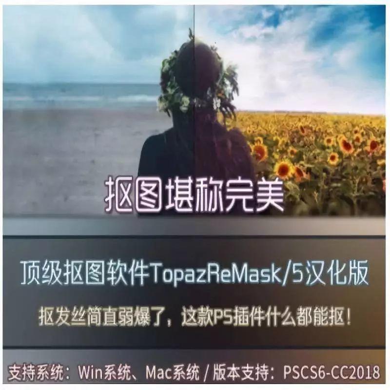 【C025】【插件】PS滤镜插件影楼抠图TopazReMask5汉化版win/mac附使用教程