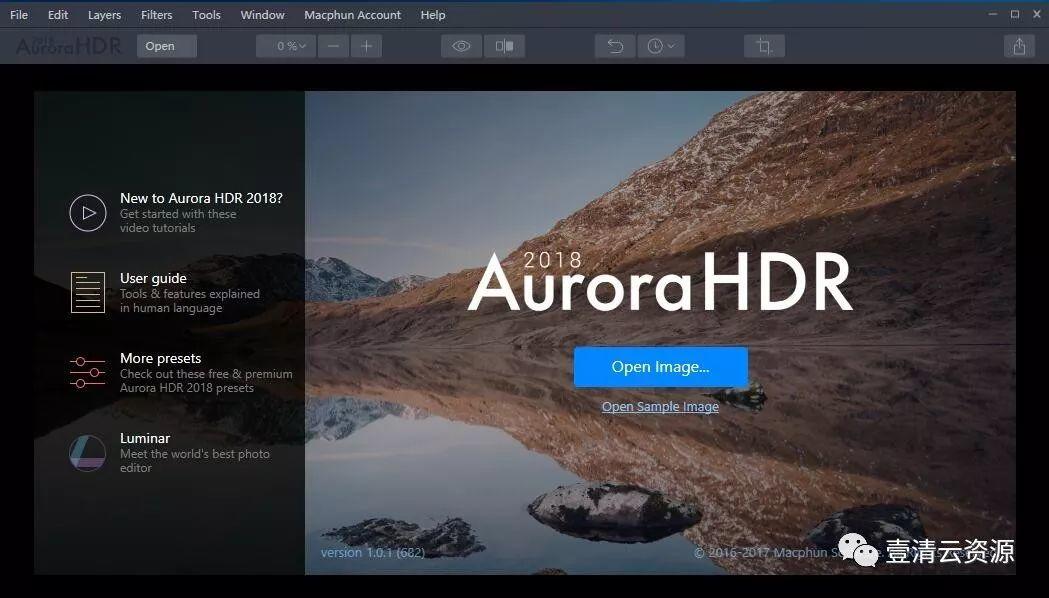 【C031】【插件】Aurora HDR 2018 高动态HDR软件(完全汉化)Aurora HDR 2018中文版WIN