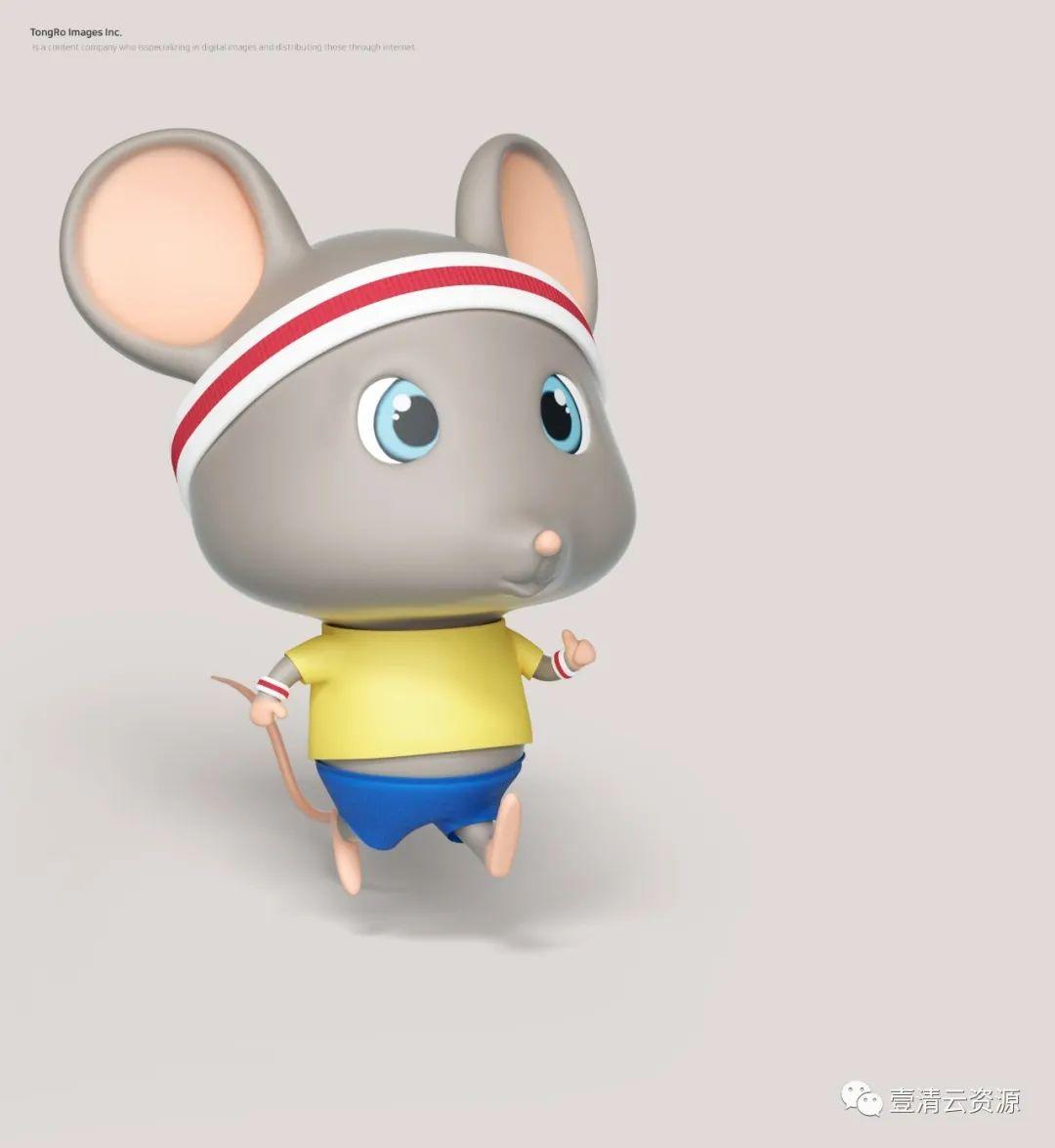 【S0774】【素材】可爱的3D小老鼠psd设计素材合集