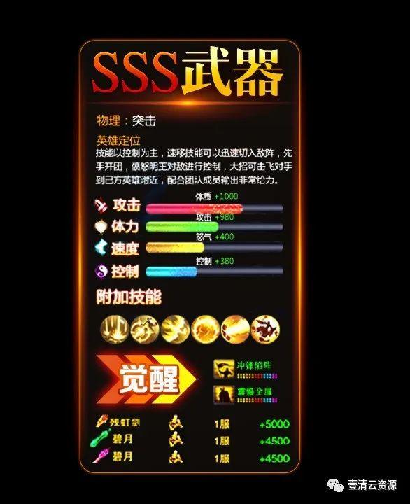 【S0790】【素材】21款常用属性图游戏美术广告投放UI技能炫酷武器仙侠科幻PSD素材