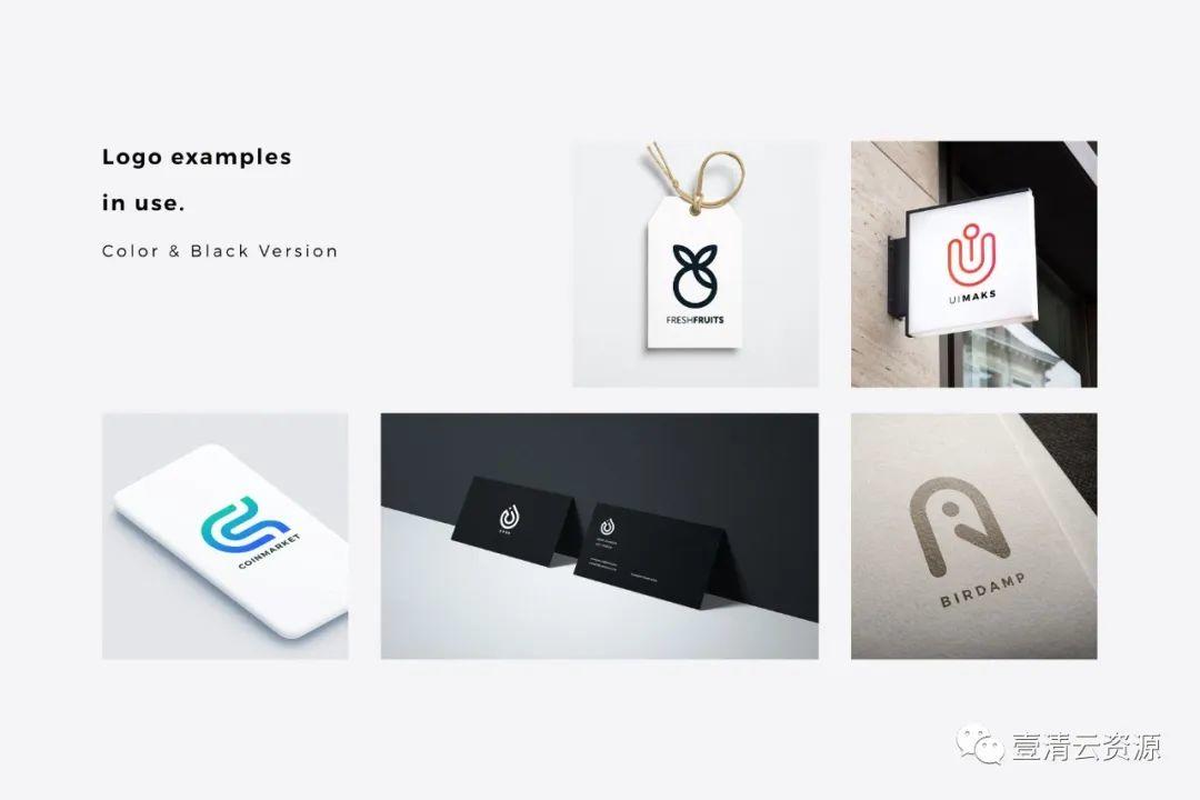 【S0965】【素材】30个独特的预制Logo模板合集