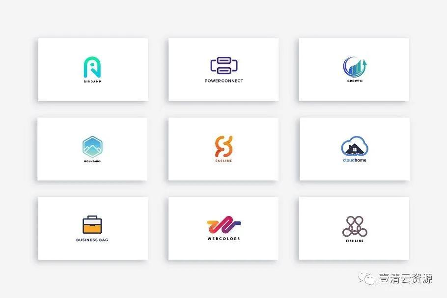 【S0965】【素材】30个独特的预制Logo模板合集