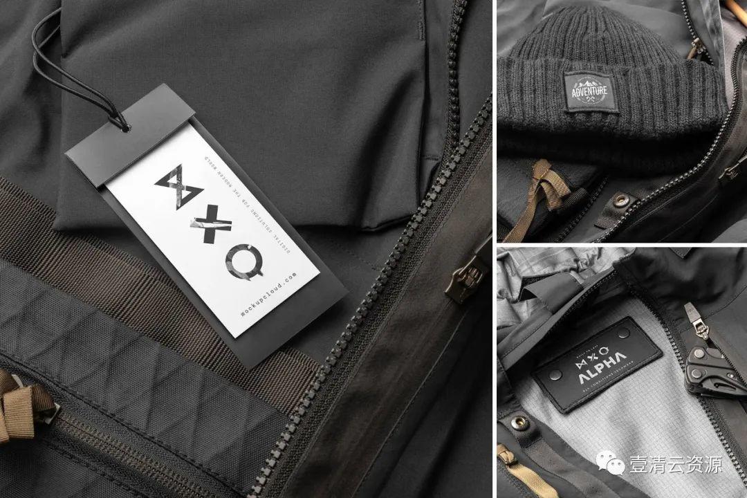 【S0975】【素材】Styline系列服装标签吊牌VI设计样机模板PSD设计素材源文件