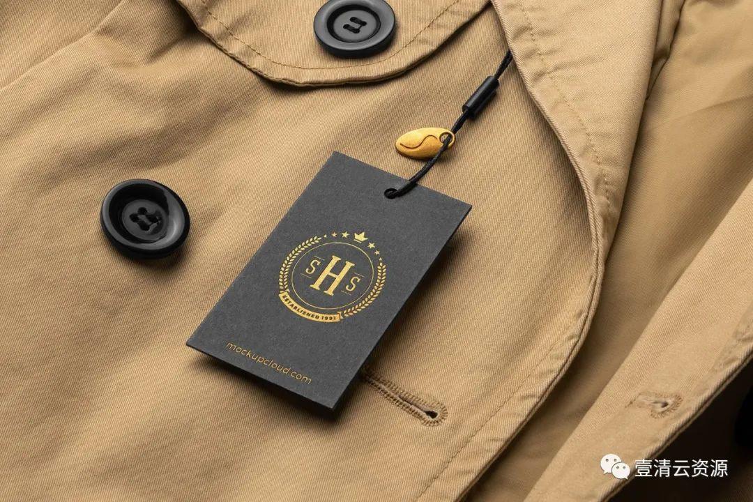 【S0975】【素材】Styline系列服装标签吊牌VI设计样机模板PSD设计素材源文件