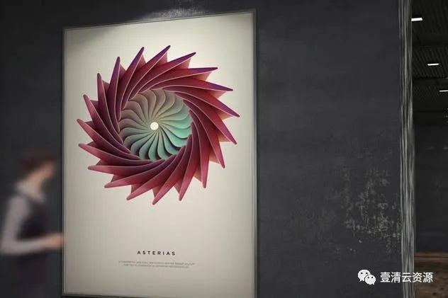 【S0978】【素材】广告海报画廊展览样机PSD设计素材源文件