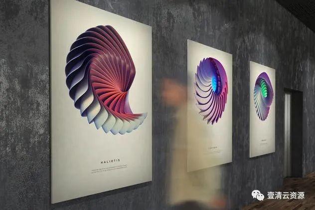 【S0978】【素材】广告海报画廊展览样机PSD设计素材源文件