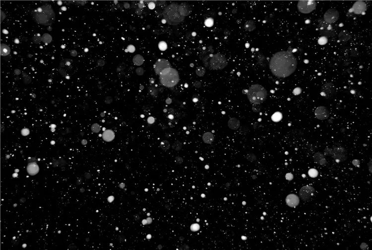 【S1037】【素材】雪花飘落梦幻唯美雪景写真相册背景影楼后期PSD分层素材模板 星夜PS素材