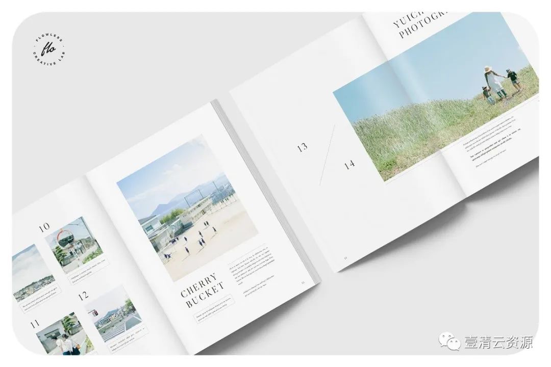 【S1002】【素材】VENUES假期旅游时尚杂志画册设计模板