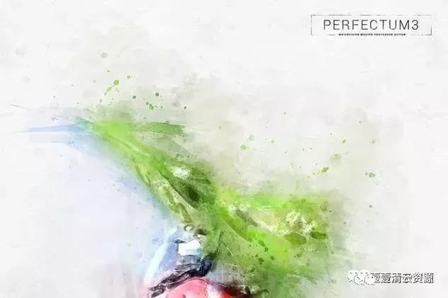 【A006】【动作】水彩插画大师PS动作 Perfectum 3