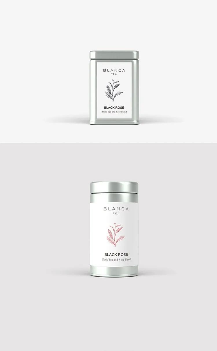 【S1009】【素材】简约风格系列高档茶叶包装盒 VI智能贴图样机PSD效果素材