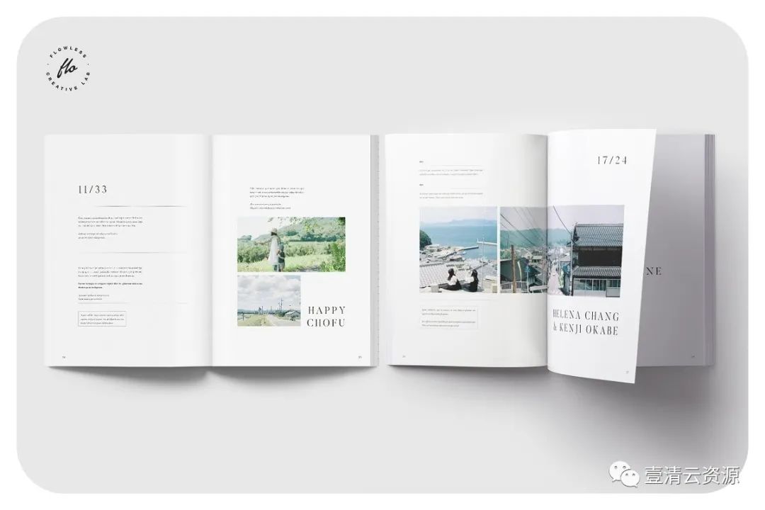 【S1002】【素材】VENUES假期旅游时尚杂志画册设计模板