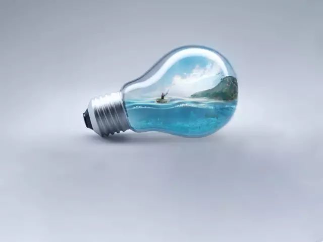 PS教程：合成灯泡中的垂钓者