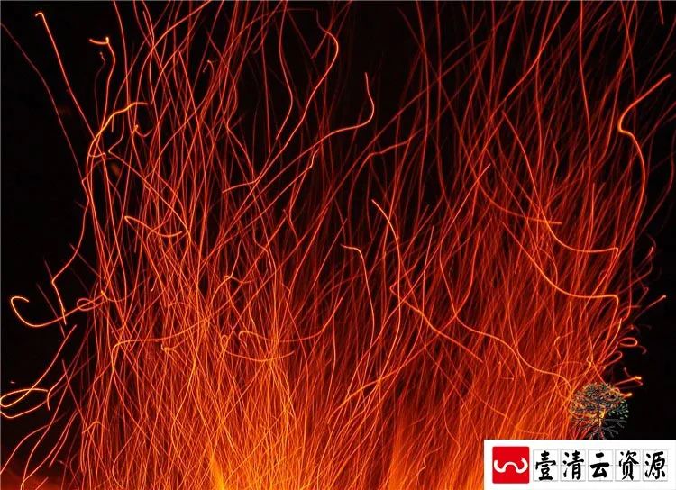 【S1405】【素材】春节烟花设计素材火花笔刷背景PSD分层JPG高清PNG透明免扣新 春节烟花设计素材