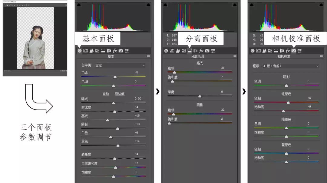 PS教程:学会PS人像转工笔画,古风作品信手拈来!(含练习素材)