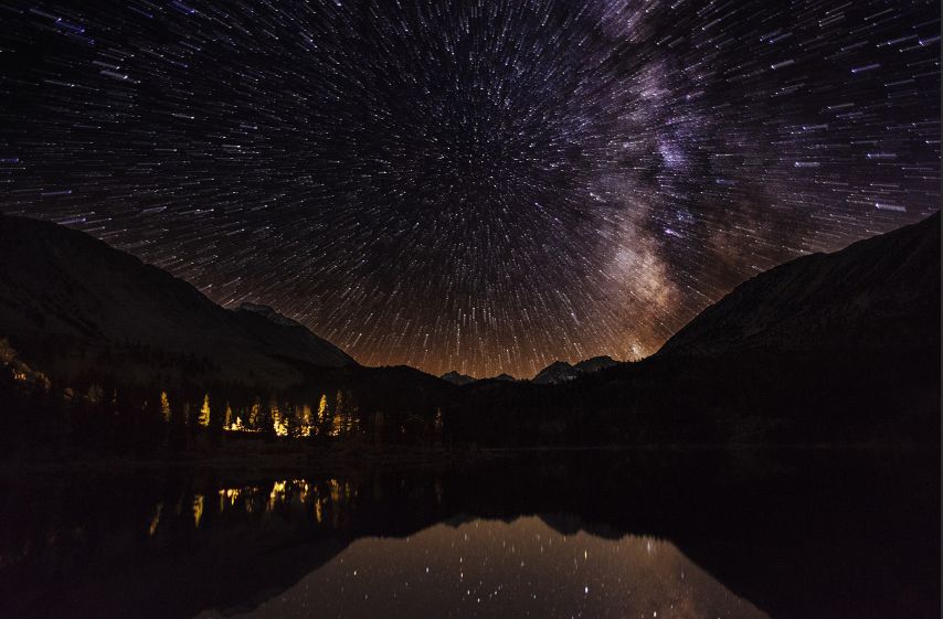 PS教程：美丽星轨不用拍，两个快捷键轻松搞定！