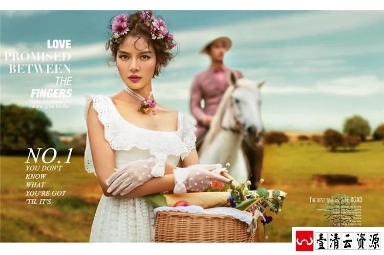【S1456】【素材】时尚高端杂志风婚纱写真模板风格主题影楼拍摄PSD分层素材新