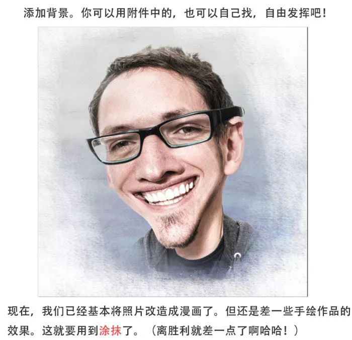 PS教程:利用变形液化工具把人像转为搞笑漫画