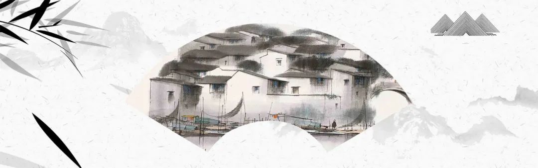 【S1419】【素材】古典中国风手绘水墨复古工笔画PSD模板 风景花叶海报背景