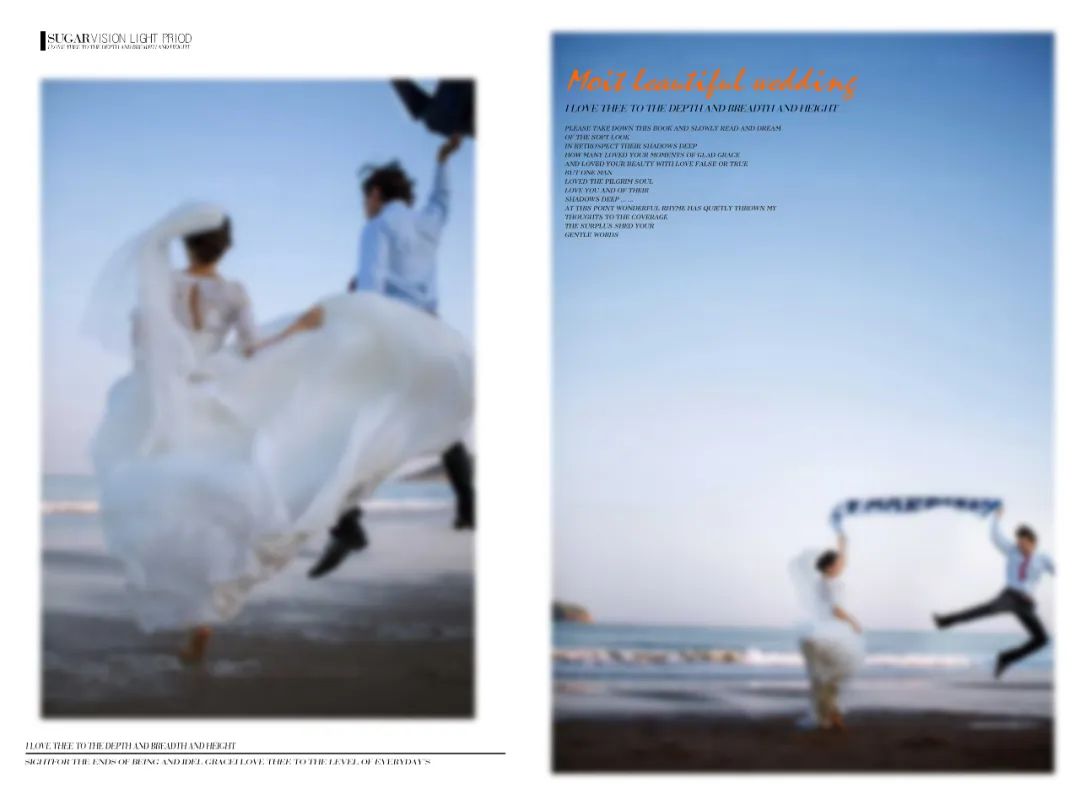 【S1477】【素材】克洛伊风唯美文艺幸福英文影楼婚纱相册写真模板PSD格式下载