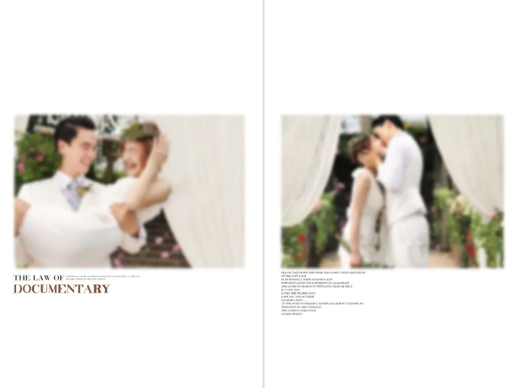 【S1477】【素材】克洛伊风唯美文艺幸福英文影楼婚纱相册写真模板PSD格式下载