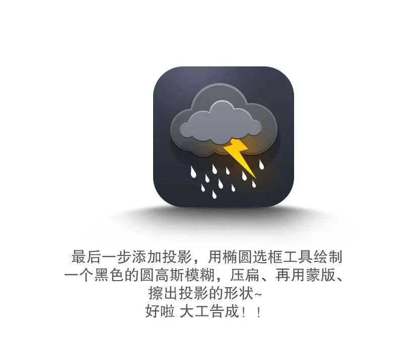 软件学习--PS教程/微写实天气图标