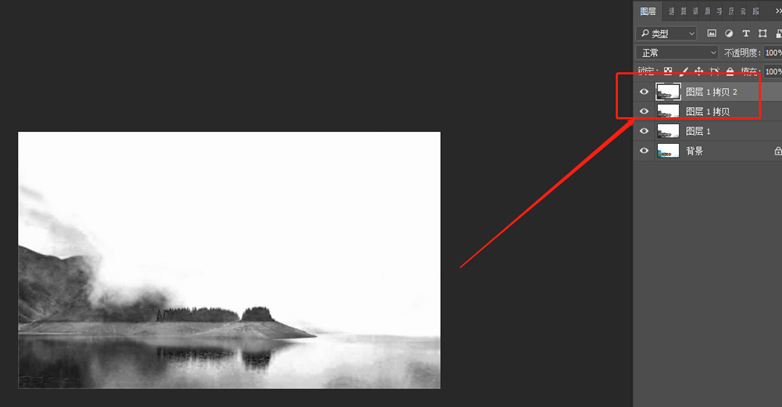 PS教程：风景照秒变水墨画！PS还能这么玩？