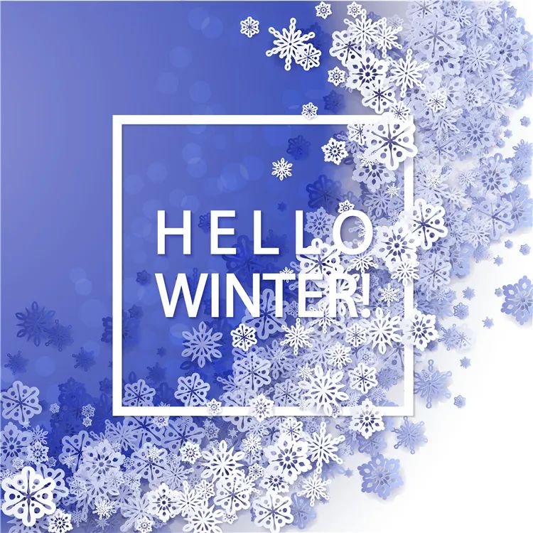【S1387】【素材】蓝紫色唯美雪花梦幻圣诞节海报活动背景图片EPS模板素材16款