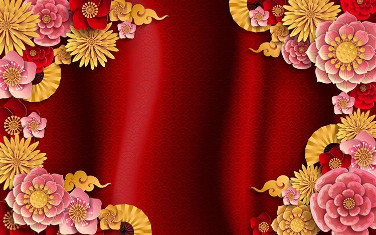 【S1322】【素材】喜庆猪年2019新年新春贺岁红色矢量海报模板EPS格式素材下载