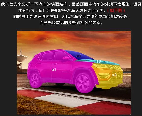 PS教程：制作汽车宣传海报教学