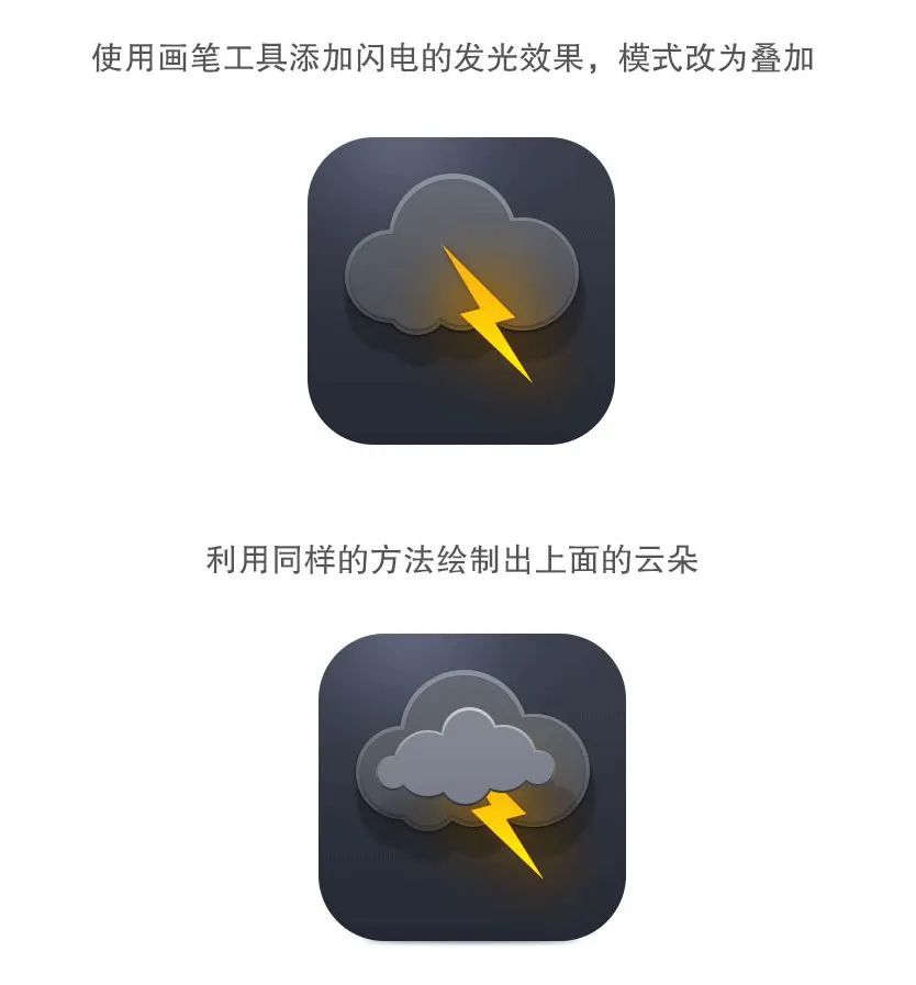 软件学习--PS教程/微写实天气图标