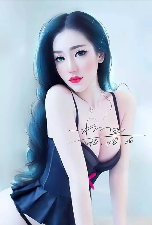 PS教程：性感魅惑美女转为手绘效果，你“绘”了吗？