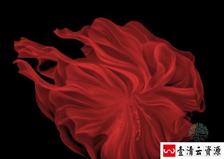 【S1392】【素材】影楼裙摆飘动叠加素材高端大气个人写真后期设计PSD分层素材