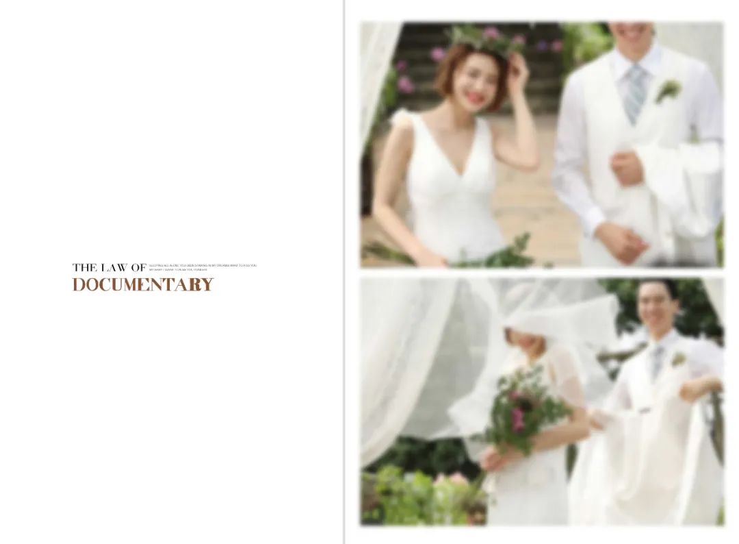 【S1477】【素材】克洛伊风唯美文艺幸福英文影楼婚纱相册写真模板PSD格式下载