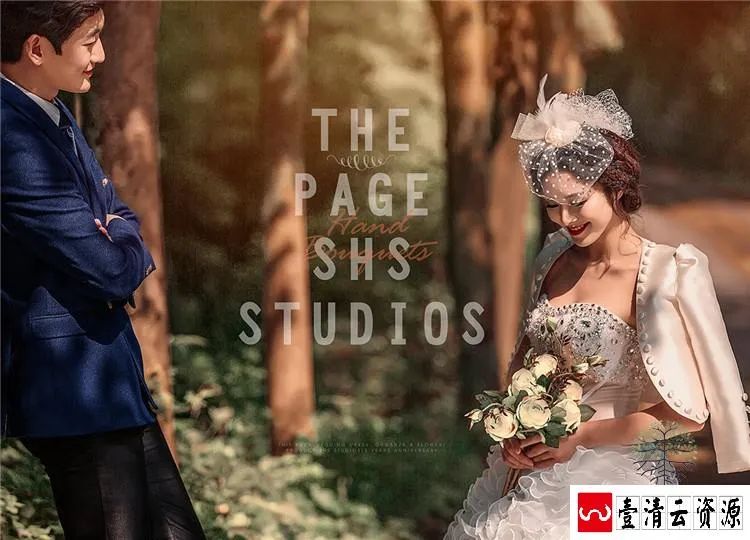 【S1569】【素材】影楼旅拍婚纱相册模板唯美浪漫外景排版设计样册PSD分层素材