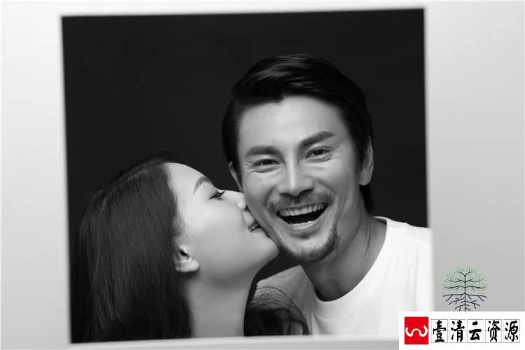 【S1507】【素材】创意黑白风全家福亲子样片简约大气影楼摄影素材JPG格式