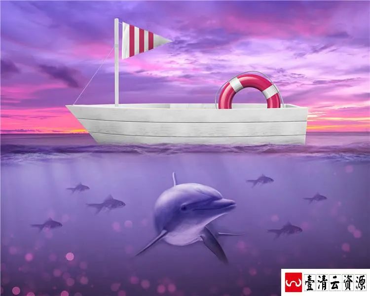 【S1489】【素材】创意新生婴儿满月写真抠图背景PSD模板宝宝百天照后期设计JPG素材