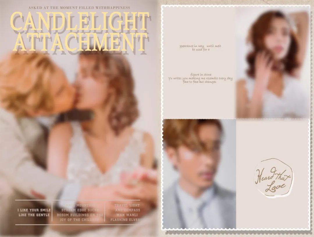 【S1650】【素材】唯美婚纱写真模板清新简约影楼相册PSD源文件设计素材合集新